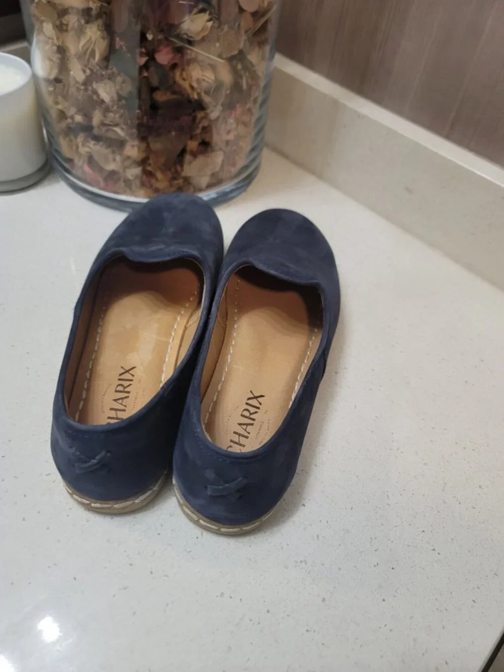 Charix Blue Slip On Shoes Size 36.5/6 - Picture 3 of 9